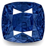 3.85-Carat Unheated Cushion-Cut Cornflower Blue Sapphire (GRS)
