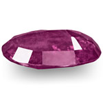 2.82-Carat Unheated Deep Purplish Red Ruby from Pakistan (IGI)