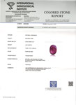 2.82-Carat Unheated Deep Purplish Red Ruby from Pakistan (IGI)