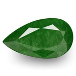 10.13-Carat Pear-Shaped Deep Green Emerald from Zambia (IGI) 10.13-Carat Pear-Shaped Deep Green Emerald from Zambia (IGI)