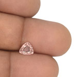 1.23-Carat Eye-Clean Pastel Orangy Pink Padparadscha Sapphire