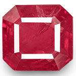 3.20-Carat Octagon-Cut Rich Pinkish Red Unheated Burmese Ruby 3.20-Carat Octagon-Cut Rich Pinkish Red Unheated Burmese Ruby