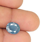 5.04-Carat Lovely Unheated Velvety Blue Sapphire from Kashmir