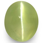 3.00-Carat Lovely Mint Green Chrysoberyl Cat's Eye (Sharp Ray)