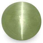 3.56-Carat Round Chrysoberyl Cat's Eye with Strong Chatoyance