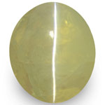 4.33-Carat Chrysoberyl Cat's Eye from India (Strong Chatoyance)