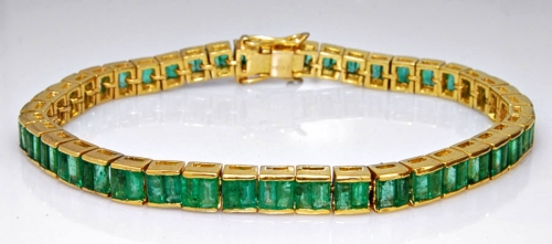 Emerald Tennis Bracelet